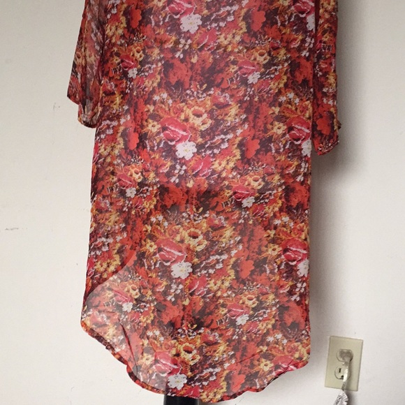 Brand New Say What Hi/Lo Kimono - Picture 4 of 5